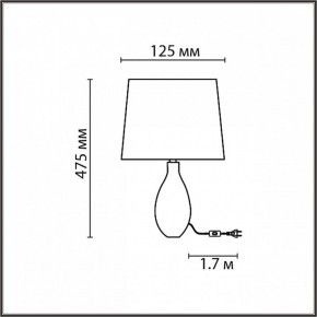 Настольная лампа декоративная Lumion Yara 8138/1T в Верхней Пышме - verhnyaya-pyshma.ok-mebel.com | фото 4