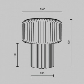 Настольная лампа декоративная Maytoni Omaggio MOD404TL-01GR в Верхней Пышме - verhnyaya-pyshma.ok-mebel.com | фото 5