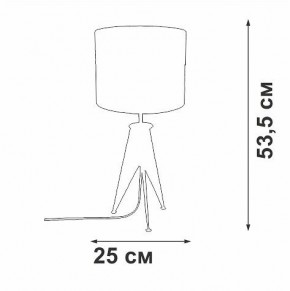 Настольная лампа декоративная Vitaluce V28340 V28340-1/1L в Верхней Пышме - verhnyaya-pyshma.ok-mebel.com | фото 2
