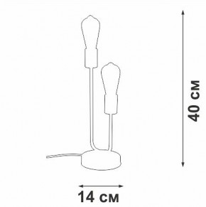 Настольная лампа декоративная Vitaluce V3005 V3005-1/2L в Верхней Пышме - verhnyaya-pyshma.ok-mebel.com | фото 5