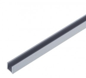 Планка торцевая "П" 4 мм для стеновой панели (алюминий) в Верхней Пышме - verhnyaya-pyshma.ok-mebel.com | фото 1