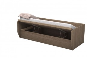 Кровать Зефир 1 с ПМ (Дуб Крафт белый) в Верхней Пышме - verhnyaya-pyshma.ok-mebel.com | фото 3