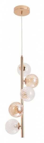 Подвесная люстра Arte Lamp Etereo A5261SP-5GO в Верхней Пышме - verhnyaya-pyshma.ok-mebel.com | фото 2