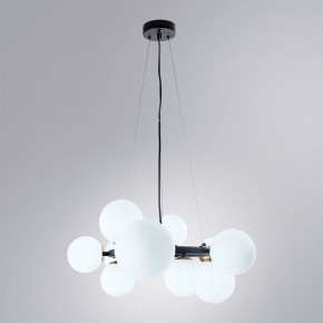 Подвесная люстра Arte Lamp Gemini A2243SP-10BK в Верхней Пышме - verhnyaya-pyshma.ok-mebel.com | фото 3