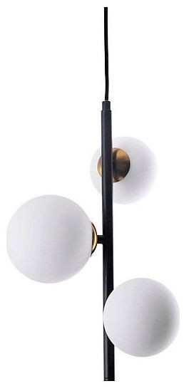 Подвесная люстра Arte Lamp Gemini A2243SP-3BK в Верхней Пышме - verhnyaya-pyshma.ok-mebel.com | фото