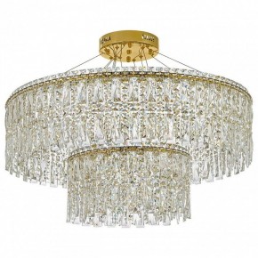 Подвесная люстра Arti Lampadari Ovindoli Gold Ovindoli L 1.5.80+40.100 G в Верхней Пышме - verhnyaya-pyshma.ok-mebel.com | фото 2