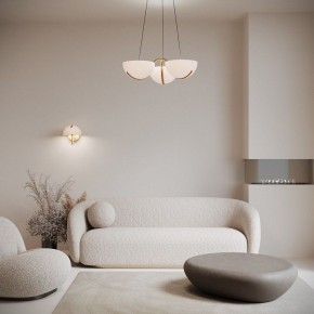 Подвесная люстра Eurosvet Emisfero 50083/3 LED золото в Верхней Пышме - verhnyaya-pyshma.ok-mebel.com | фото 4