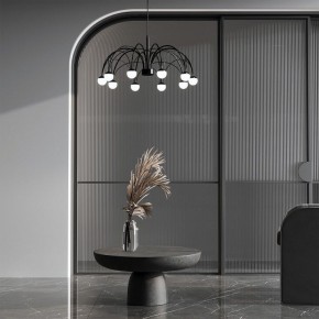 Подвесная люстра Eurosvet Ragno 90034/10 LED черный в Верхней Пышме - verhnyaya-pyshma.ok-mebel.com | фото 4