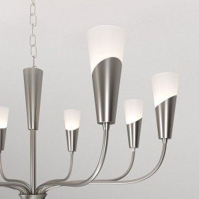 Подвесная люстра Eurosvet Rhyton 60167/8 никель в Верхней Пышме - verhnyaya-pyshma.ok-mebel.com | фото 7