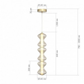 Подвесная люстра ST-Luce SPINE SL6136.213.01 в Верхней Пышме - verhnyaya-pyshma.ok-mebel.com | фото 4