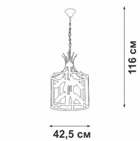 Подвесная люстра Vitaluce V3926 V3926-1/8 в Верхней Пышме - verhnyaya-pyshma.ok-mebel.com | фото 4