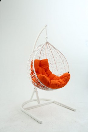 Подвесное кресло Бароло (белый/оранжевый) в Верхней Пышме - verhnyaya-pyshma.ok-mebel.com | фото