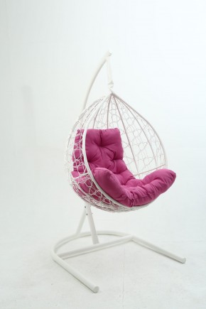 Подвесное кресло Бароло (белый/розовый) в Верхней Пышме - verhnyaya-pyshma.ok-mebel.com | фото