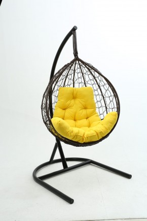 Подвесное кресло Бароло (коричневый/желтый) в Верхней Пышме - verhnyaya-pyshma.ok-mebel.com | фото