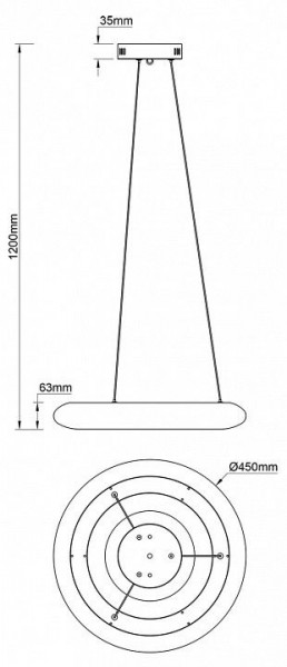 Подвесной светильник Escada Soft 10258/1LED в Верхней Пышме - verhnyaya-pyshma.ok-mebel.com | фото 7