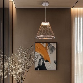 Подвесной светильник Eurosvet Cesta 40016/1 LED коричневый в Верхней Пышме - verhnyaya-pyshma.ok-mebel.com | фото 4