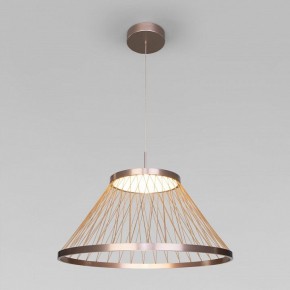 Подвесной светильник Eurosvet Cesta 40017/1 LED коричневый в Верхней Пышме - verhnyaya-pyshma.ok-mebel.com | фото 2
