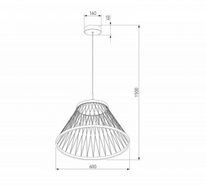 Подвесной светильник Eurosvet Cesta 40017/1 LED коричневый в Верхней Пышме - verhnyaya-pyshma.ok-mebel.com | фото 5