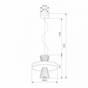 Подвесной светильник Eurosvet Titania 40028/1 LED белый в Верхней Пышме - verhnyaya-pyshma.ok-mebel.com | фото 4