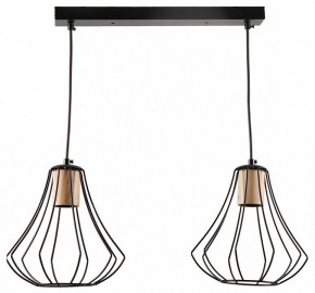 Подвесной светильник Imex MD.9050 MD.9050-2-P-BK+WOOD в Верхней Пышме - verhnyaya-pyshma.ok-mebel.com | фото