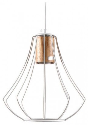 Подвесной светильник Imex MD.9052 MD.9052-1-P-WH+WOOD в Верхней Пышме - verhnyaya-pyshma.ok-mebel.com | фото