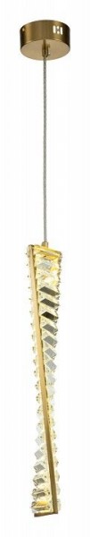 Подвесной светильник Indigo Frizzante 12015/1P Brass в Верхней Пышме - verhnyaya-pyshma.ok-mebel.com | фото 3