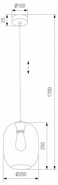 Подвесной светильник TK Lighting Elio 5971 Elio в Верхней Пышме - verhnyaya-pyshma.ok-mebel.com | фото 4