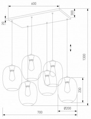 Подвесной светильник TK Lighting Elio 5974 Elio в Верхней Пышме - verhnyaya-pyshma.ok-mebel.com | фото 3