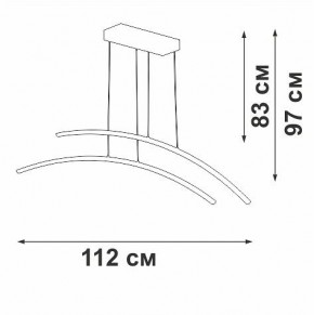 Подвесной светильник Vitaluce V2709 V2709-1/2S в Верхней Пышме - verhnyaya-pyshma.ok-mebel.com | фото 3