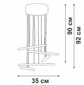 Подвесной светильник Vitaluce V3046 V3046-1/5S в Верхней Пышме - verhnyaya-pyshma.ok-mebel.com | фото 5