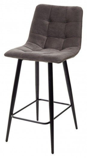 Полубарный стул CHILLI-QB графит #14, велюр / черный каркас (H=66cm) М-City в Верхней Пышме - verhnyaya-pyshma.ok-mebel.com | фото