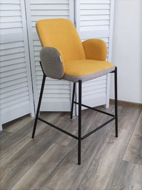 Полубарный стул NYX (H=65cm) VF106 желтый / VF120 серый М-City в Верхней Пышме - verhnyaya-pyshma.ok-mebel.com | фото 3