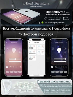 Потолочная люстра Natali Kovaltseva COBRA LED LAMPS 81121/7C в Верхней Пышме - verhnyaya-pyshma.ok-mebel.com | фото 7