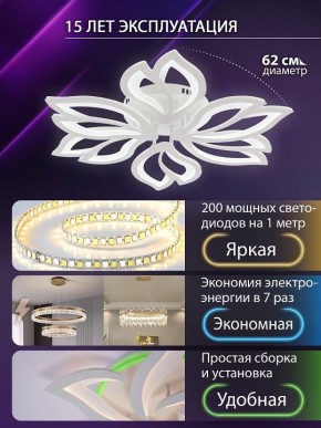 Потолочная люстра Natali Kovaltseva FORTUNA LED LAMPS 81107/6C в Верхней Пышме - verhnyaya-pyshma.ok-mebel.com | фото 5