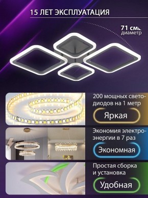 Потолочная люстра Natali Kovaltseva OPTI LED LAMPS 81108/2C в Верхней Пышме - verhnyaya-pyshma.ok-mebel.com | фото 5