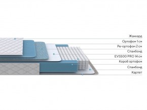 PROxSON Матрас FIRST 500 Flat M (Ткань Синтетический жаккард) 120x200 в Верхней Пышме - verhnyaya-pyshma.ok-mebel.com | фото 2