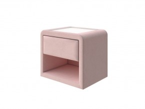 PROxSON Тумба Cube (Ткань: Велюр Ultra Розовый мусс) 52x41 в Верхней Пышме - verhnyaya-pyshma.ok-mebel.com | фото