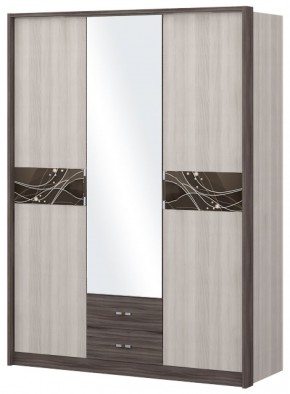 Шкаф 3-х дверный с зеркалом Шк68.2 МС Николь в Верхней Пышме - verhnyaya-pyshma.ok-mebel.com | фото