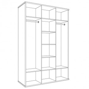 Шкаф 3-х дверный (корпус) Парма Нео в Верхней Пышме - verhnyaya-pyshma.ok-mebel.com | фото 4