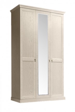 Шкаф 3-х дверный (с зеркалом) для платья и белья Венеция дуб седан (ВНШ1/3) в Верхней Пышме - verhnyaya-pyshma.ok-mebel.com | фото