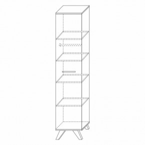 Шкаф 400 Вега Скандинавия в Верхней Пышме - verhnyaya-pyshma.ok-mebel.com | фото 4