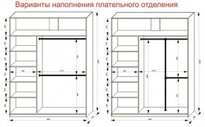 Шкаф-купе 1800 серии SOFT D8+D2+B2+PL4 (2 ящика+F обр.штанга) профиль «Графит» в Верхней Пышме - verhnyaya-pyshma.ok-mebel.com | фото 8