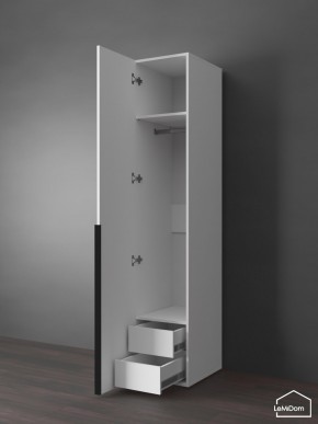 Шкаф Linnea MHR-1-3 2050х400х510 (Белый-М 11.1.2) в Верхней Пышме - verhnyaya-pyshma.ok-mebel.com | фото 7