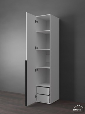 Шкаф Linnea MHR-1-3 2050х400х510 (Белый-М 11.1.2) в Верхней Пышме - verhnyaya-pyshma.ok-mebel.com | фото 5
