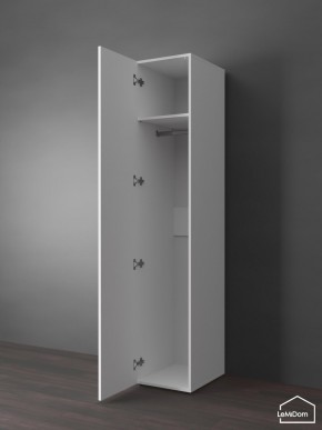 Шкаф Linnea MHR-1PO 2050х400х510 (Белый-М 11.1.1) в Верхней Пышме - verhnyaya-pyshma.ok-mebel.com | фото 4