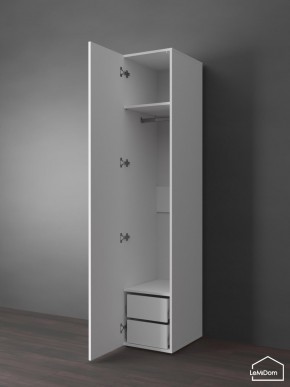 Шкаф Linnea MHR-1PO-3 2050х400х510 (Белый-М 11.1.1) в Верхней Пышме - verhnyaya-pyshma.ok-mebel.com | фото 4