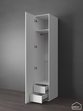 Шкаф Linnea MHR-1PO-3 2050х400х510 (Белый-М 11.1.1) в Верхней Пышме - verhnyaya-pyshma.ok-mebel.com | фото 5