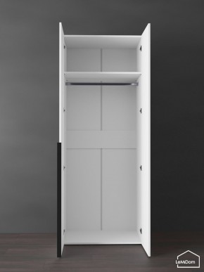 Шкаф Linnea MHR-2 2050х800х510 (Белый-М 11.1.2) в Верхней Пышме - verhnyaya-pyshma.ok-mebel.com | фото 4