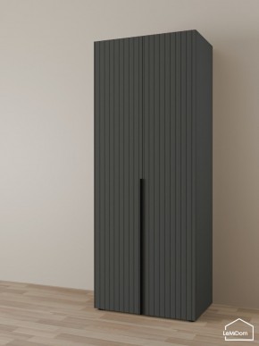 Шкаф Linnea MHR-2 2050х800х510 (Графит-М 11.1.25) в Верхней Пышме - verhnyaya-pyshma.ok-mebel.com | фото