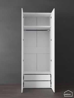 Шкаф Linnea MHR-2PO-3 2050х800х510 (Белый-М 11.1.1) в Верхней Пышме - verhnyaya-pyshma.ok-mebel.com | фото 4